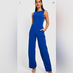 New Inventory 🔥Boohoo Round Neck Textured Jumpsuit🔥